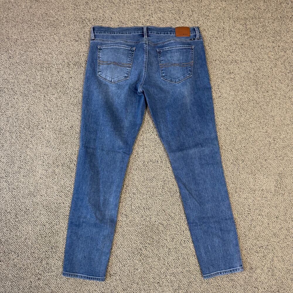 Lucky Brand Charlie Skinny Low Rise Blue Jeans US Women's 12/31 - Picture 3 of 8